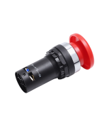 Boton industrial tipo hongo verde y rojo