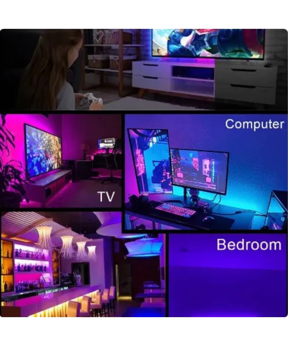 Tira de Luces LED RGB Bluetooth 5M