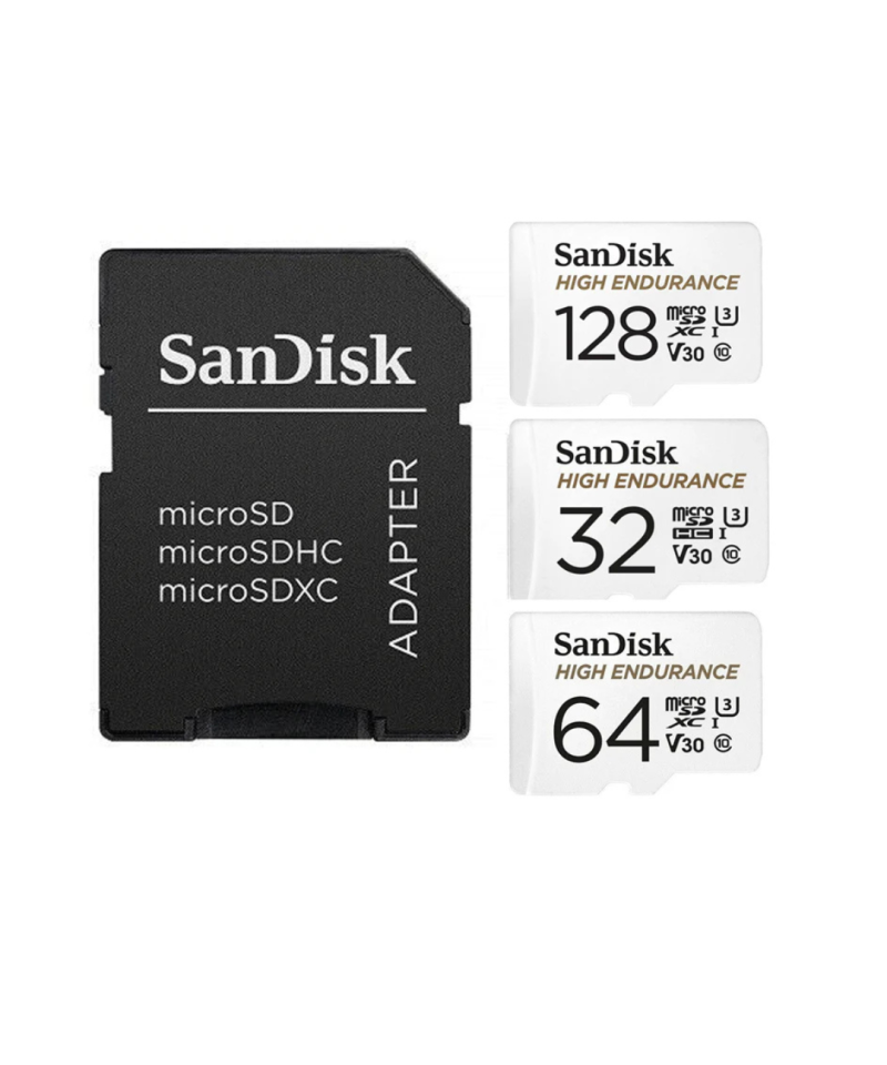 Memoria microSD Clase 10 SanDisk 32GB -128GB Alta Resistencia