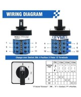 Interruptor Selector de 3 Posiciones LW26-20