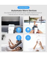 Relé de 4 canales inteligente R3 wifi sonoff