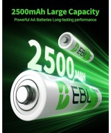 Baterias Recargables AA 2800mAh EBL (4U)