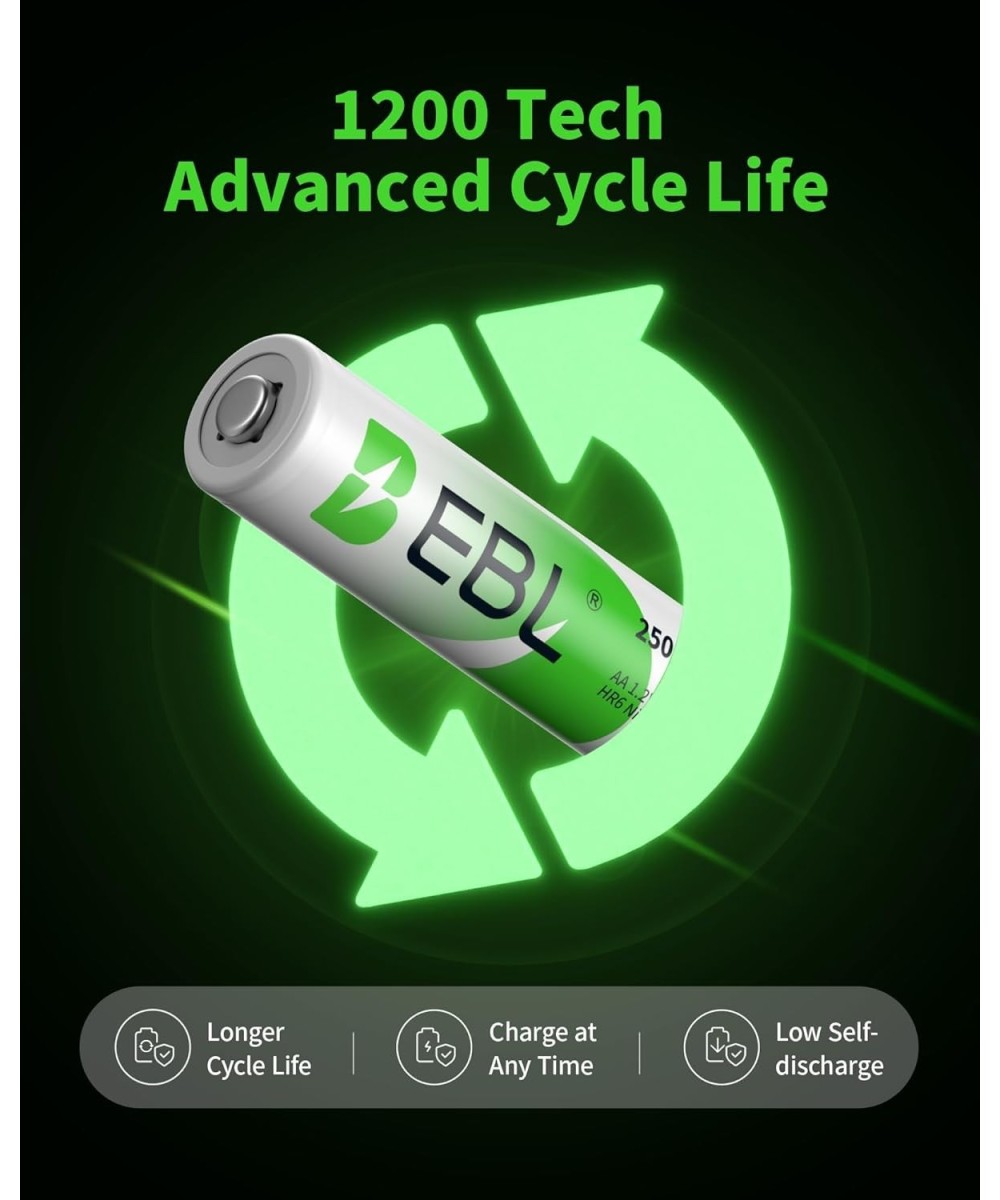 Baterias Recargables AA 2800mAh EBL (4U)