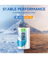 Batería de litio no recargable EBL CR2 3V 1000mAh