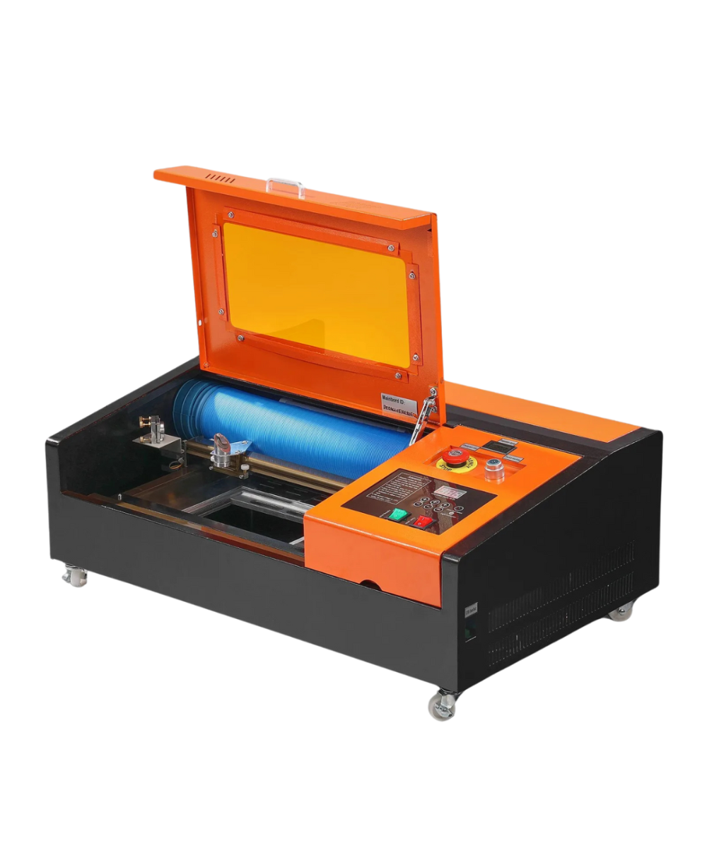 Grabadora y cortadora laser VEVOR 40W CO2 8 X 12 PULGADAS