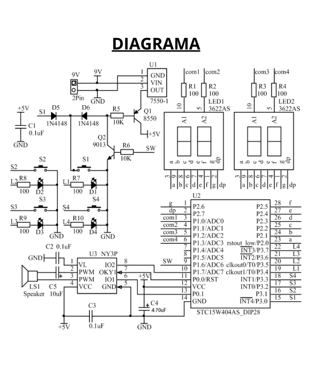 Kit DIY de Juego de Entrenamiento de Memoria