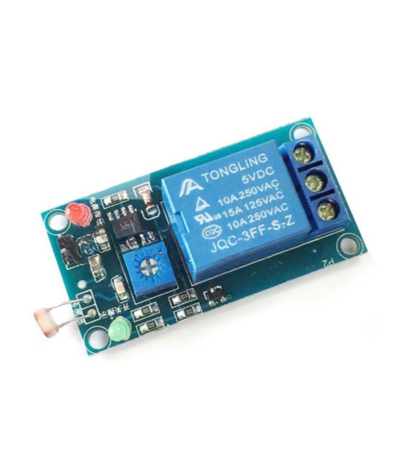 Modulo LDR con rele de un canal 5V -12V