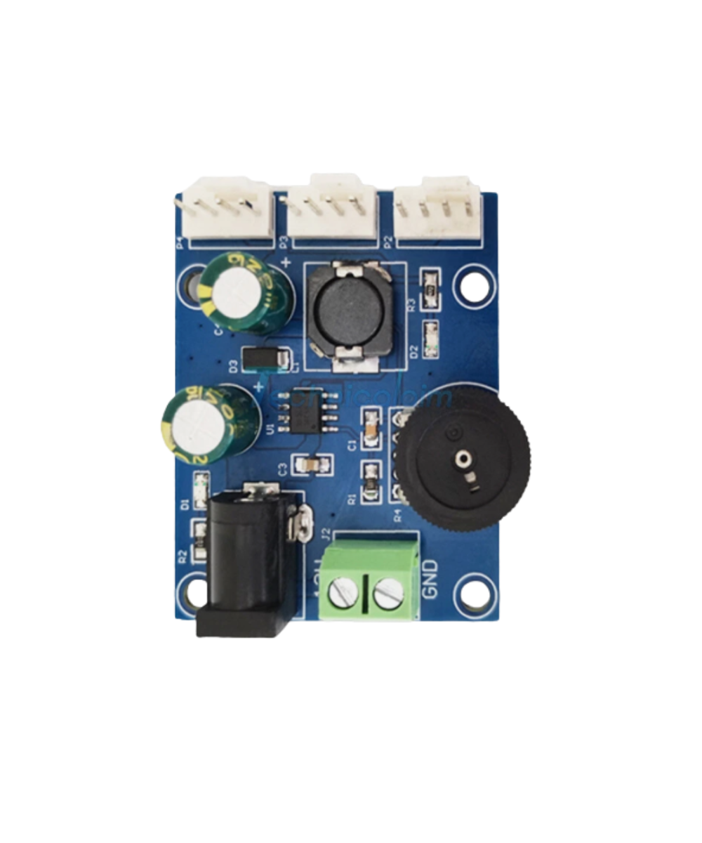 Modulo controlador de velocidad de ventilador reductor de tres canales 12V 3A