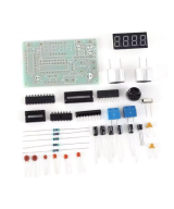 Kit electrónico DIY de medidor ultrasónico de distancia.