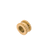 Tuercas de insercion de laton (cobre) con rosca M3 (10 unidades)