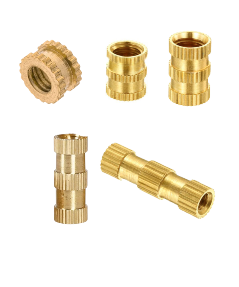 Tuercas de insercion de laton (cobre) con rosca M3 (10 unidades)