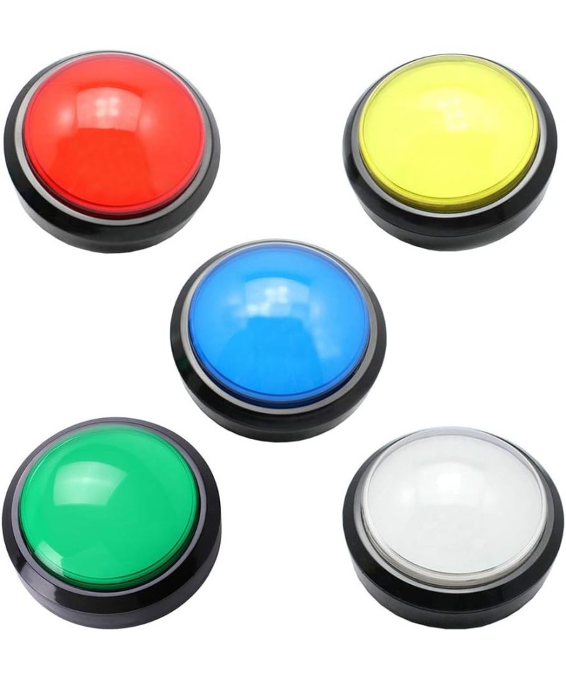 Boton push con luz de color 4 pulgadas