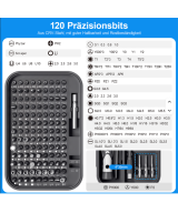 Kit de destornilladores de precision 130 en 1