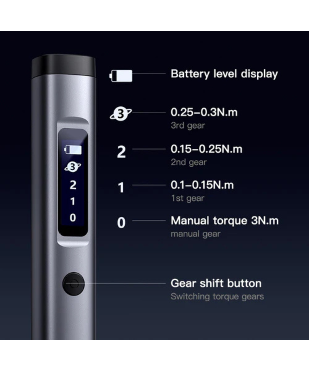 Kit de destornillador de precision recargable 57 en 1