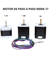Motor de Paso a Paso Nema 17