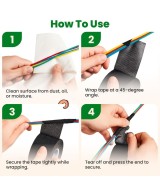 Cinta para arnes de cables automotriz o electrico de 41 pies (3/4 de pulgada).