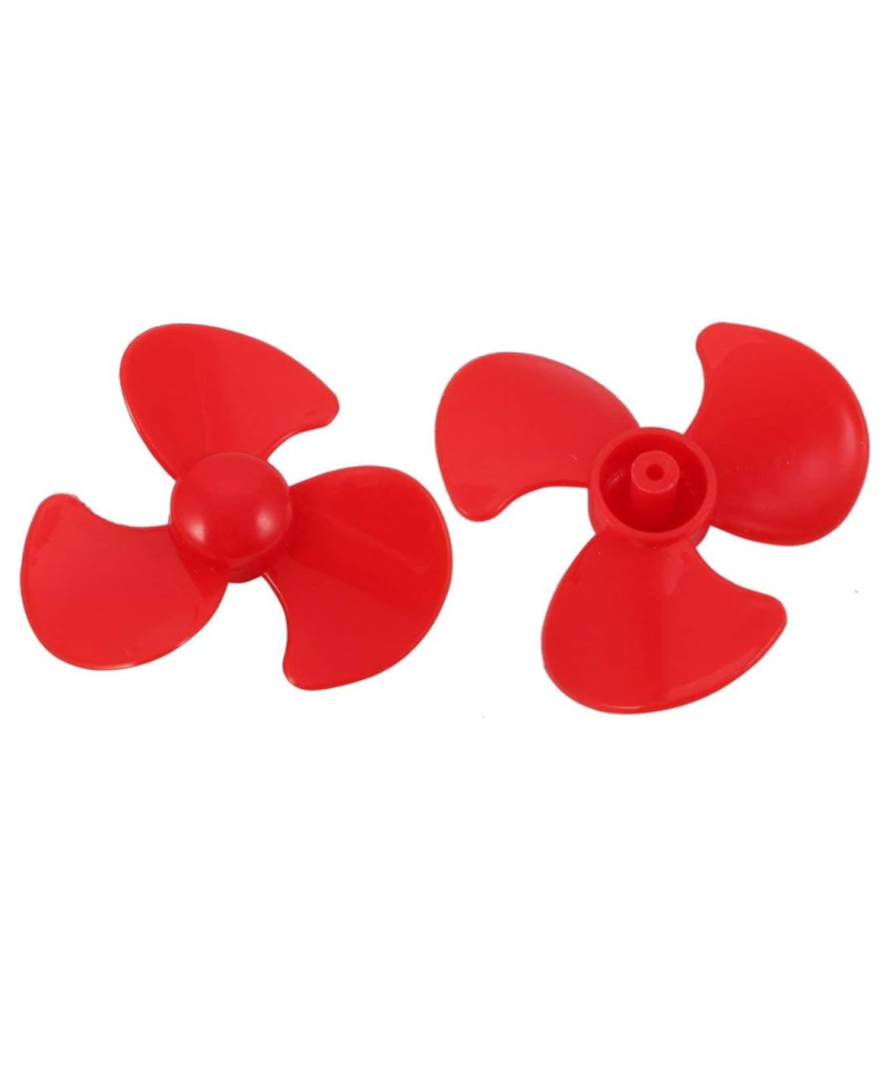 Aspas tipo trebol de 3 hojas 70mm (par)