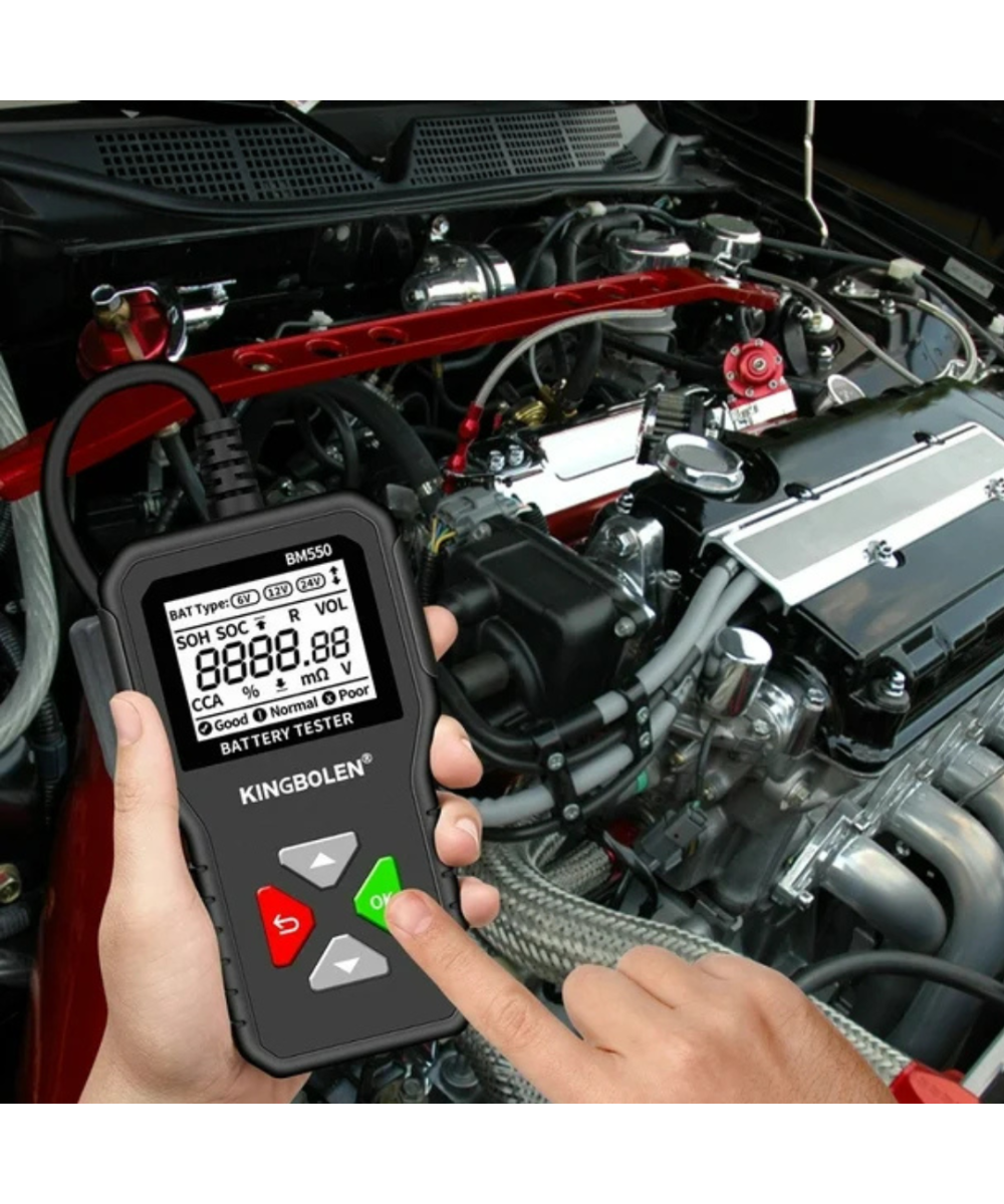 Probador de Baterias de Carro 6V/12V/24V KINGBOLEN BM550