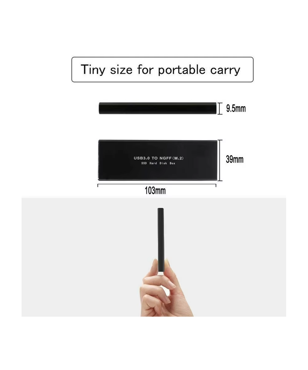 Adaptador para disco duro NGFF M.2 SATA SSD a USB 3.1 Tipo C, USB 3.0 a M.2 NGFF