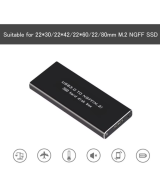 Adaptador para disco duro NGFF M.2 SATA SSD a USB 3.1 Tipo C, USB 3.0 a M.2 NGFF
