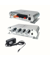 Amplificador de audio estereo Hi-Fi 2.1 LP-838 200W 12-15V