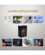 Bateria de lifePO4 recargable Nermak 6.4V 6AH 38.4WH