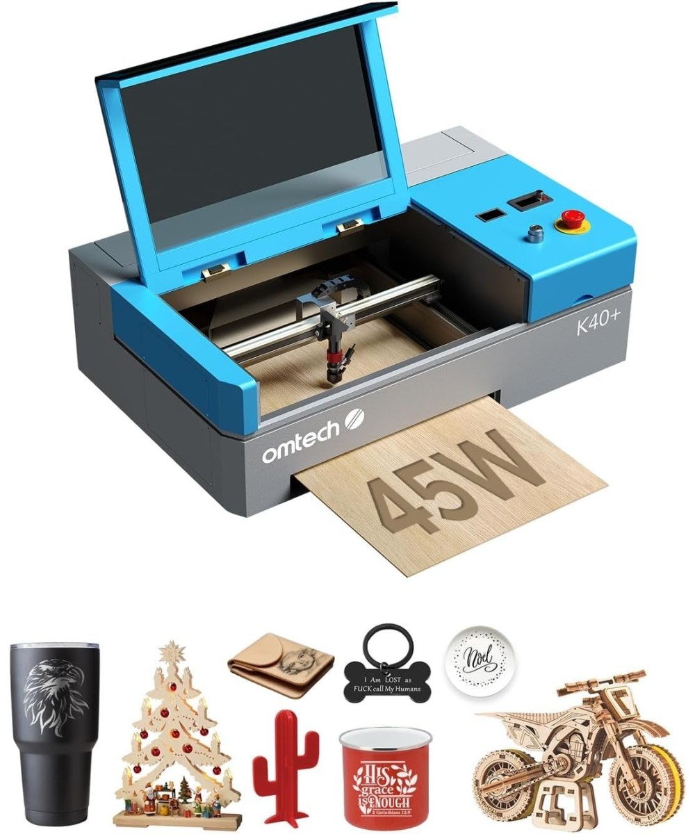 Grabadora Laser K40+ Con Rotary 45W