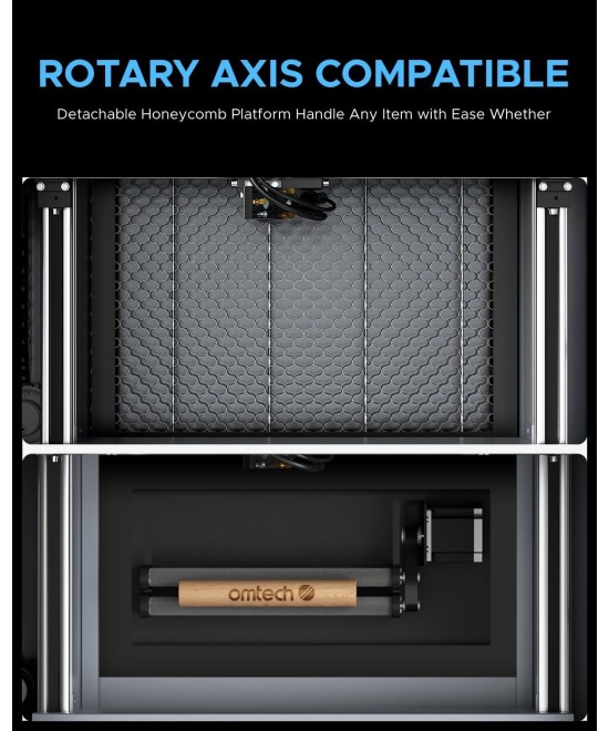 Grabadora Laser K40+ Con Rotary 45W