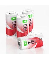 Bateria recargable CR123 EBL 750mah 3.7v (1UNIDAD)