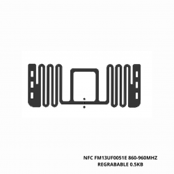 Pegatina rectangular NFC...