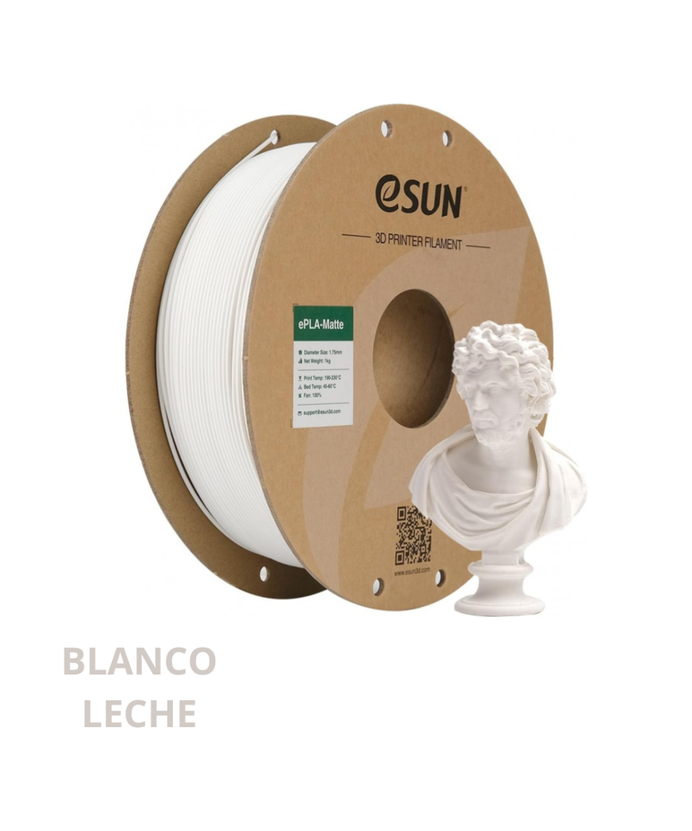 FILAMENTO PLA+ MATTE ESUN 1.75MM 1KG