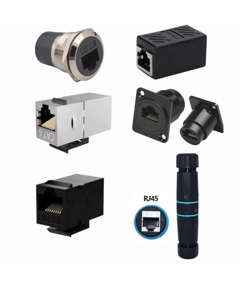 Acoplador RJ45 Hembra-Hembra para cable de red