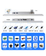 Monitor (pantalla led) industrial de 10'1 pulgadas