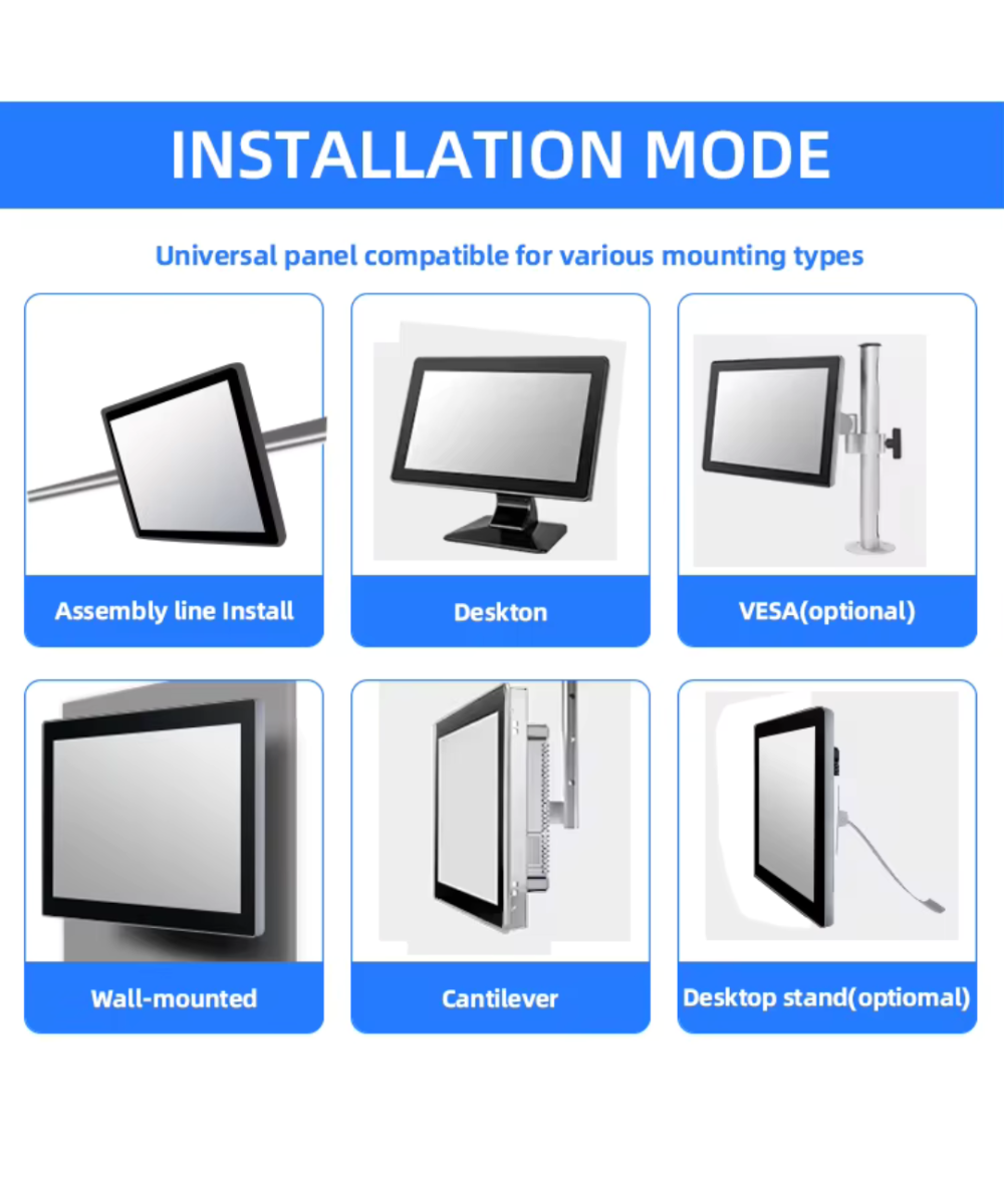 Monitor (pantalla led) industrial de 10'1 pulgadas
