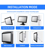 Monitor (pantalla led) industrial de 10'1 pulgadas