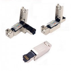 Conector industrial RJ45 4...