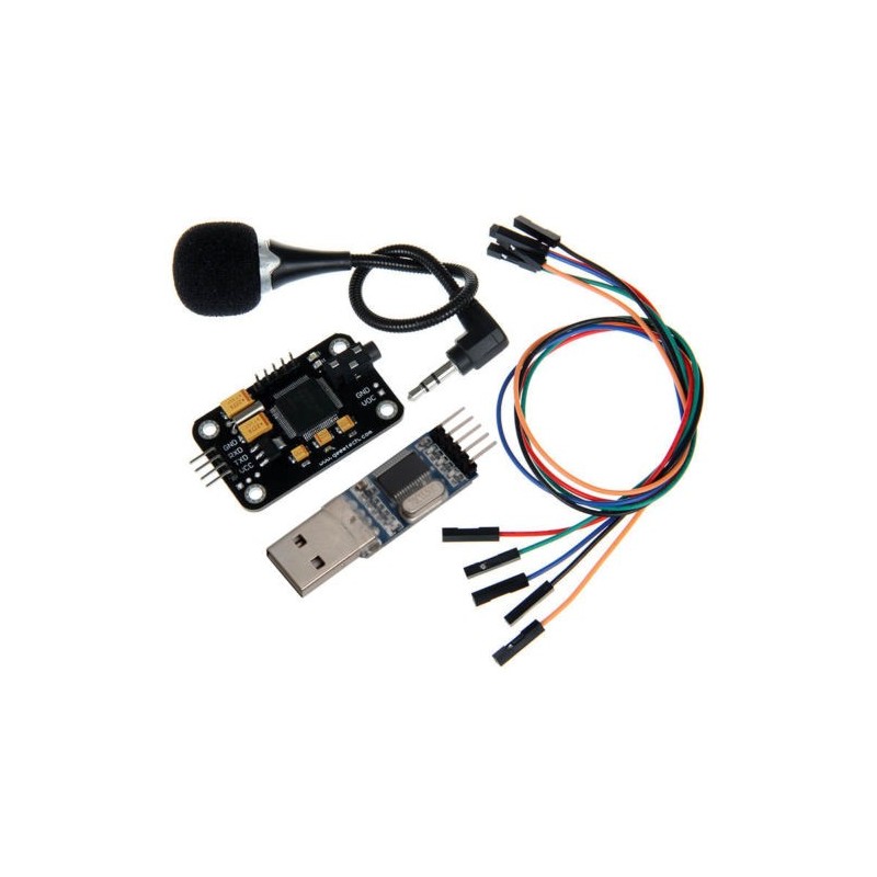 Modulo de reconocimiento de voz con adaptador TTL a USB Modulo de reconocimiento de voz con adaptador TTL a USB