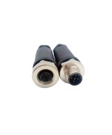 Conector industrial IP67 impermeable tipo aviador de 5 pines M12 macho/hembra 11.98mm