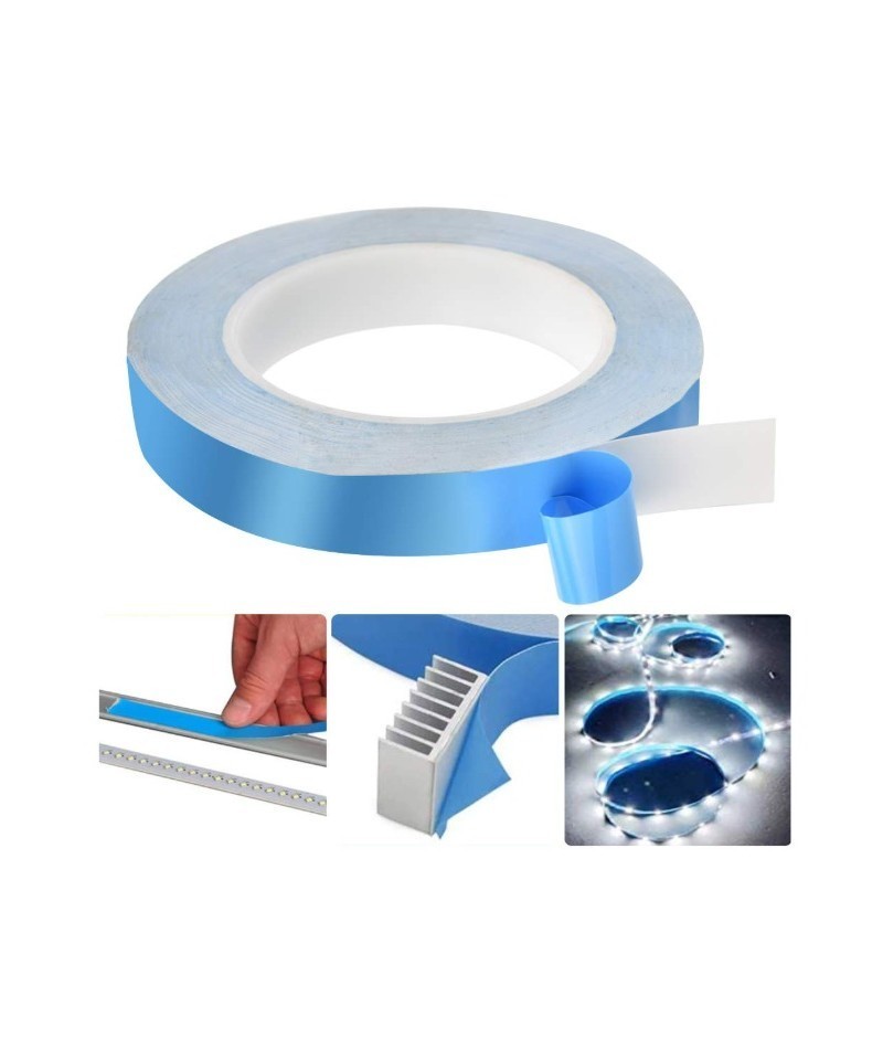 Cinta disipadora térmica doble cara 25m para tira LED