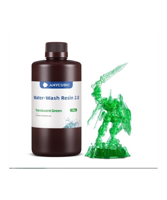 Resina anycubic Lavable 2.0 1000g 1KG para impresoras 3D