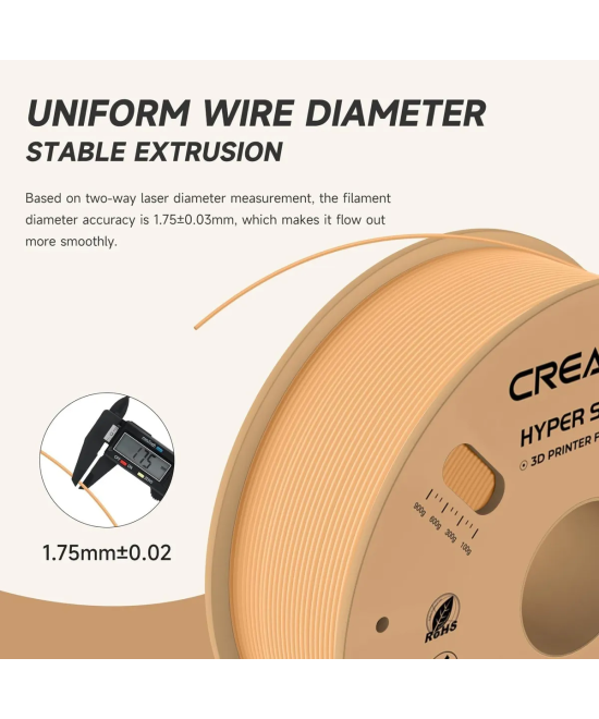 Filamento Creality HYPER PLA Durazno