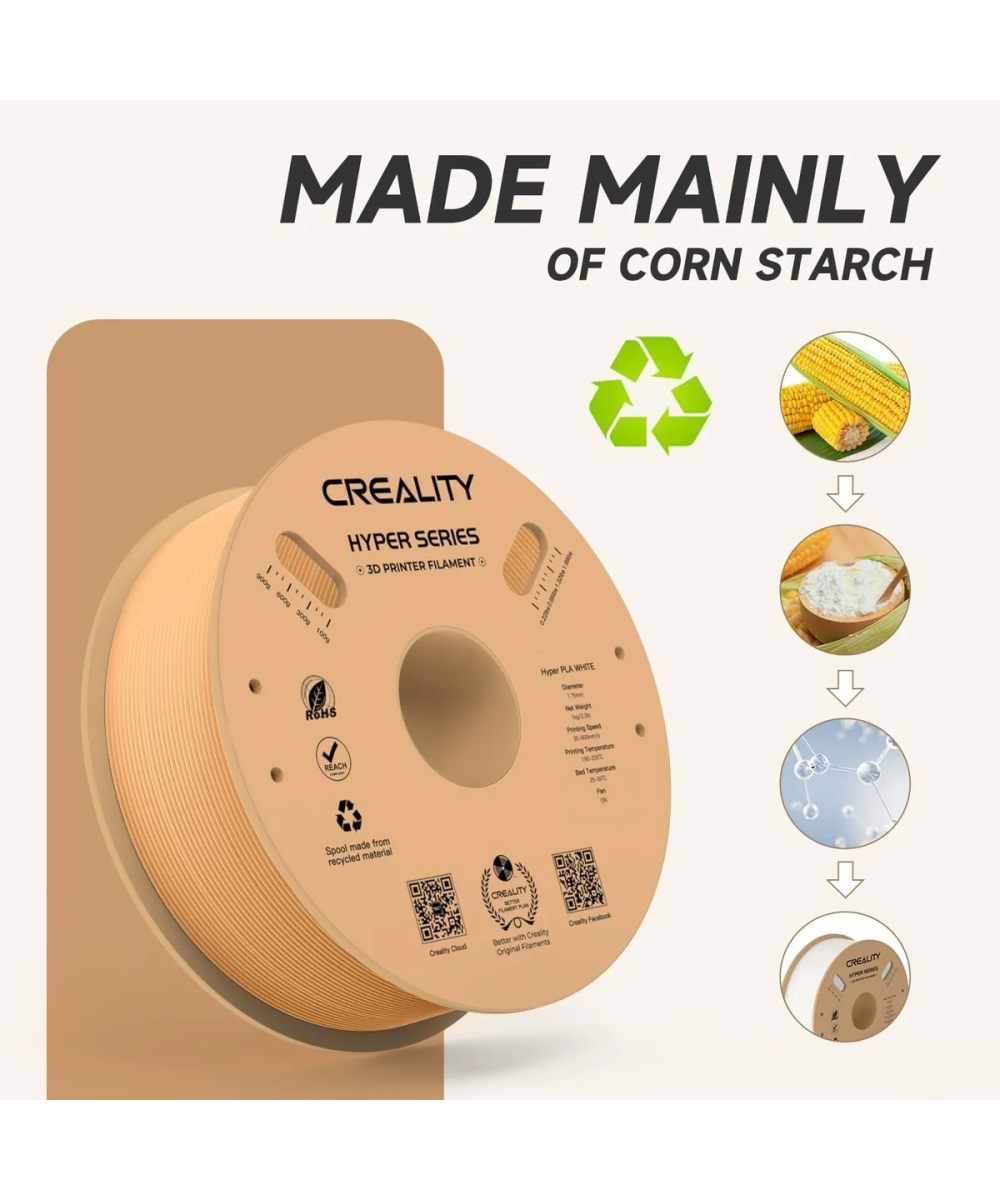 Filamento Creality HYPER PLA Durazno