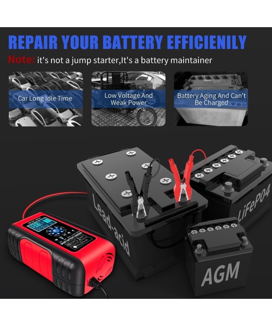 Cargador de bateria E-FAST 12V/24v 10A