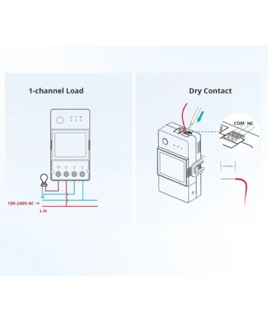 SONOFF TH Elite Interruptor inteligente de monitorización de temperatura y humedad - THR320D