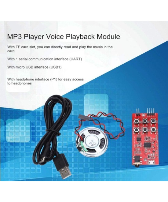 Modulo de Voz MP3 DIY YX5200-24SS