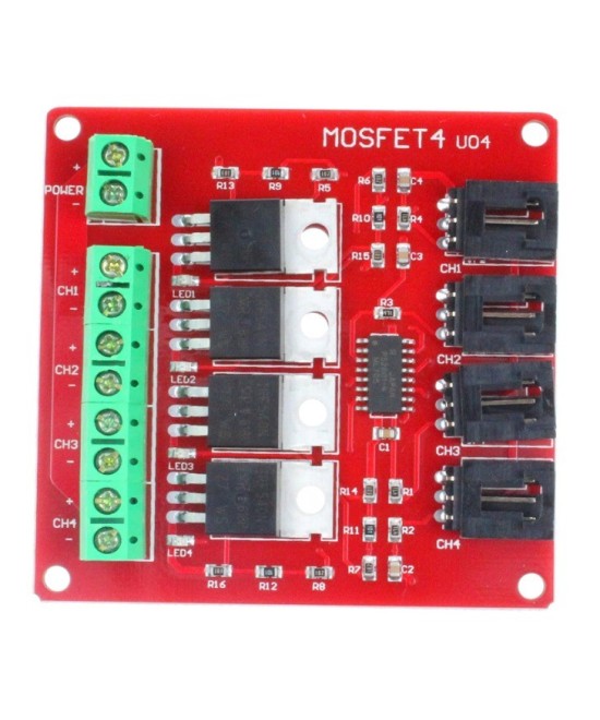 Módulo de conmutador MOSFET de 4 canales IRF540