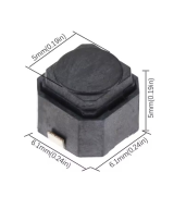 Interruptor de gel plastico 6x6x5mm (4 unidades)