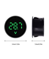 Monitor de Voltaje redondo 33.8mm DC 4-100V