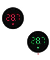 Monitor de Voltaje redondo 33.8mm DC 4-100V