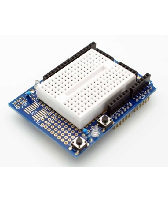 Protoshield para Arduino UNO/Mega con Protoboard de 170 Puntos